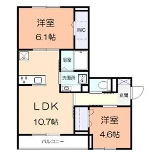 FOREST・K【2階】の間取り