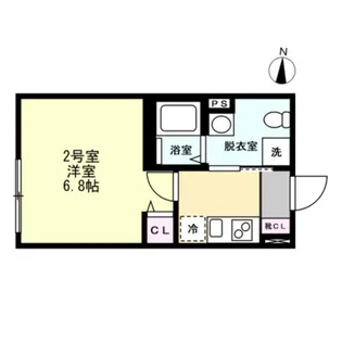 ベイルーム金沢文庫【1階】の間取り