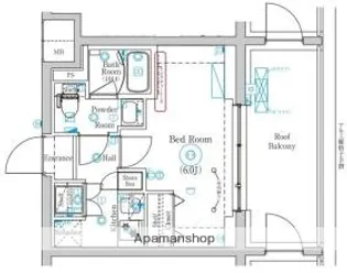 MIND武蔵中原【5階】の間取り