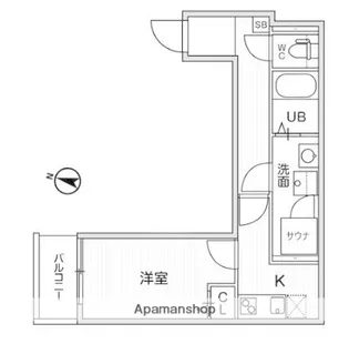 T’S CUORE横濱元町【2階】の間取り