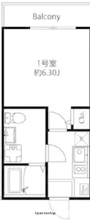 MODERN GLAD 保土ヶ谷【3階】の間取り
