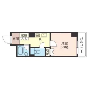 LASANTE川崎【10階】の間取り