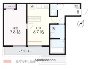 QUIET CRAB HOUSE MIX三ツ沢下町【3階】の間取り