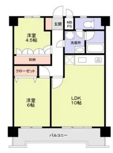 スミノ藤沢【8階】の間取り