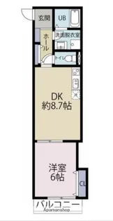 フォレスト相武台【1階】の間取り