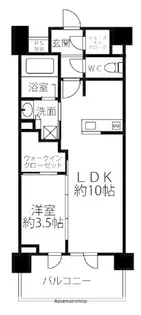 クリオラベルヴィ横濱サウス【7階】の間取り