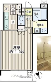 クリエ川崎【12階】の間取り