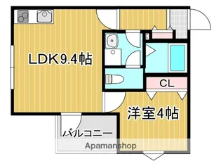 LA−CREA ZⅡ【1階】の間取り