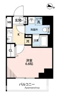 MAXIV横浜吉野町NORTH【3階】の間取り