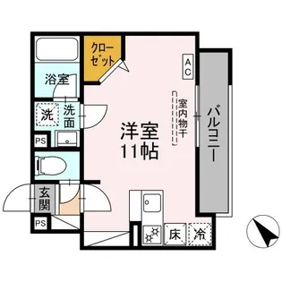D’BLESS鶴見市場【1階】の間取り