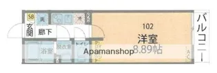 カインドネス大和Ⅱ【1階】の間取り