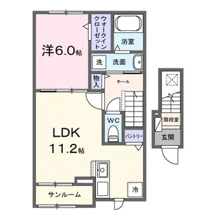 湘南シティコート【2階】の間取り
