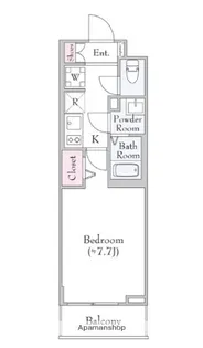 LOG登戸STATION SIDE【3階】の間取り