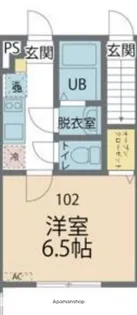カインドネス川崎旭町【1階】の間取り