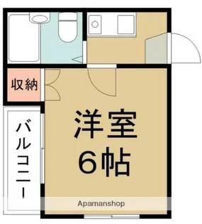 フラッツ井土ヶ谷【2階】の間取り