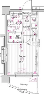 ガーラ・ステーション横浜三ツ沢【3階】の間取り