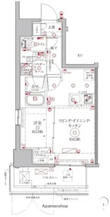 クレイシアIDZ鶴見【11階】の間取り