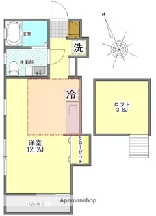 メゾン・ド・リリィ【2階】の間取り