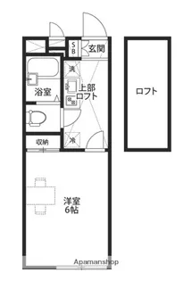 レオパレス美野里【3階】の間取り