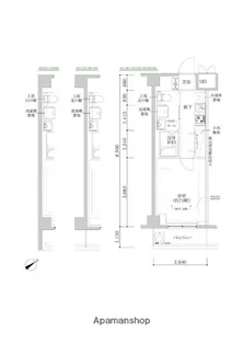 RELUXIA武蔵中原Ⅱ【2階】の間取り