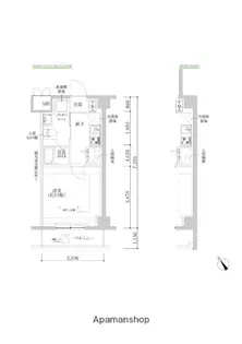 RELUXIA武蔵中原Ⅱ【5階】の間取り