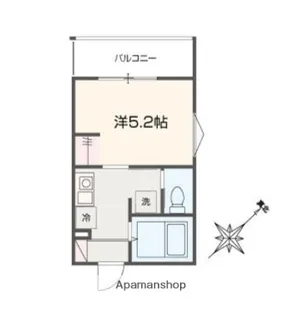 MELLAS黄金町【2階】の間取り