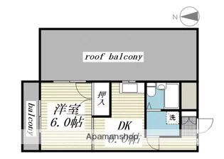 ピエモンテハイツ【502号室】の間取り