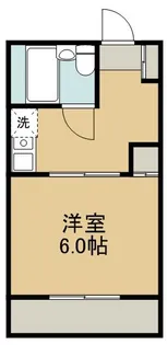シュクレ川崎【407号室】の間取り