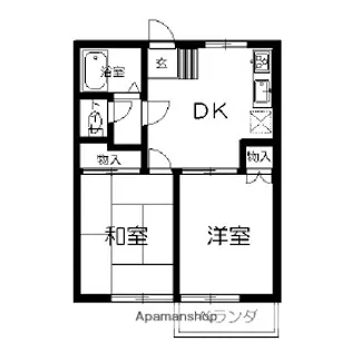 サンフラワーS【2階】の間取り