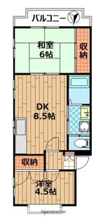 プリースメゾン御幸【2階】の間取り