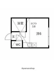 ユナイト鶴見バレンシアの丘【2階】の間取り