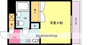 ガーデニアA棟【2階】の間取り