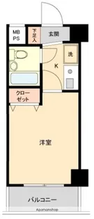 クリオ大口壱番館【4階】の間取り