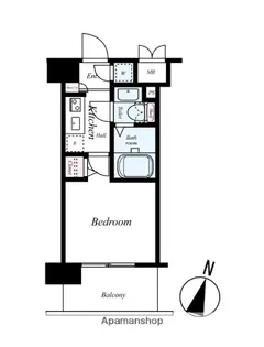 ヴェルステージ川崎【4階】の間取り