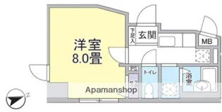 POWERHOUSE横濱【6階】の間取り