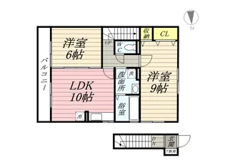フローラ【2階】の間取り