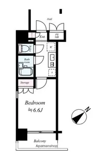 メインステージ大森東【6階】の間取り