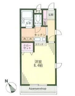 シャ・ラキエ【3階】の間取り