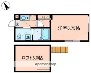 グリーンハイツ【2階】の間取り