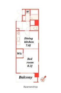 シャンブル蒔田【2階】の間取り