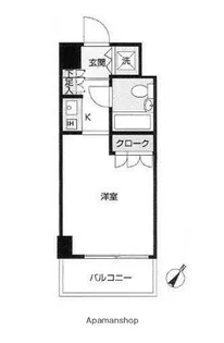 パーク・ノヴァ川崎【6階】の間取り