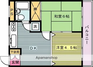 メゾンエクレア【2階】の間取り