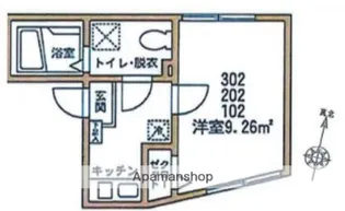 クローバーハウス【3階】の間取り