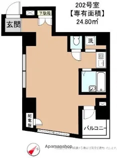 リブハピネス横浜関内【2階】の間取り