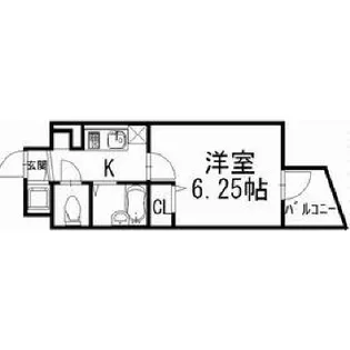 ライフシティ八幡【5階】の間取り