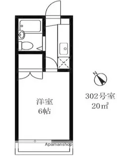 日吉第一QSハイム【3階】の間取り