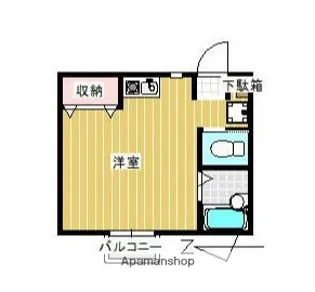 ドルフィンハイツ【1階】の間取り