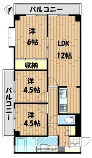 ラ・プリメーラ【6階】の間取り