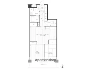 エクセラン新城【5階】の間取り