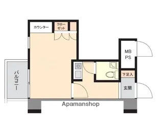 新丸子ダイカンプラザシティ【2階】の間取り